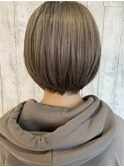 ハイトーングレージュショート