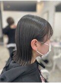 切りっぱなしボブ