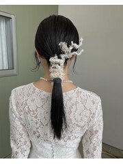 ウェディングヘアアレンジ