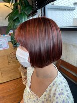 ナンバー 秋田店(N°)&nbsp;ミニボブ/くすみカラー/テラコッタ/韓国マッシュ/くびれミディ