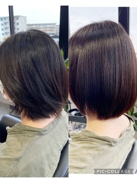 ユーリ(JUURI) 酸性ストレートで髪質改善６