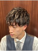 人気爆発！ビジネスパイラルパーマ