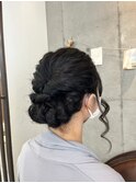 【ヴィザヴィ板橋】後れ毛たっぷりアップスタイル/お呼ばれ
