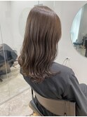 【三盃】透明感のあるグレーベージュカラー