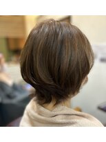 ヘアー グリーン(hair green) マッシュくびれショートボブ40代50代60代