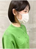 ミニボブ/アッシュブラック
