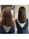 美髪矯正、縮毛矯正　髪質改善　町田駅　30代　女性