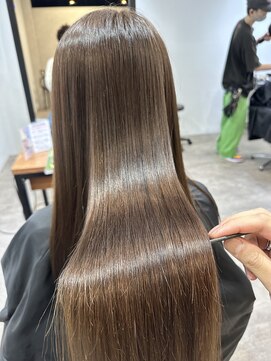 アールヘアー(ar hair) 【市川諒】夏本番前。シンプル綺麗が1番！Olive beige☆