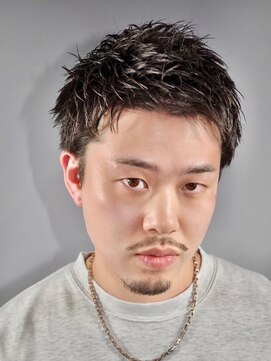 ヒロギンザバーバーショップ 神楽坂店(HIRO GINZA BARBER SHOP) 王道スパイキーショート