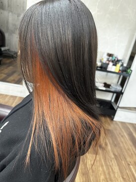 エルパライソ 鯖江店(Elparaiso) インナーカラー オレンジ