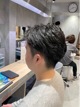 アイディール 心斎橋店(:ideal) スーツ短髪ツーブロック束感モテる黒髪