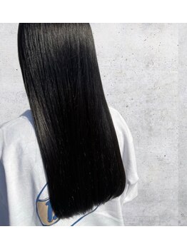 クレーデ ヘアーズ 五日市店(Crede hair's)の写真/柔らかい質感のストレート髪にこだわり◎しっかりクセを伸ばしながら自然な仕上がりに[髪質改善/縮毛矯正]
