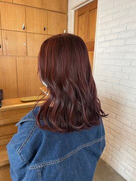 クラップス 綱島店(CLAPS) 韓国風巻き/艶カラー/ピンクブラウン/ピンクベージュ/20代30代