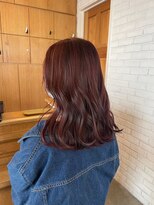 クラップス 綱島店(CLAPS) 韓国風巻き/艶カラー/ピンクブラウン/ピンクベージュ/20代30代