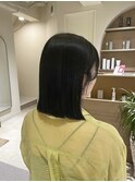 【KANO】切りっぱなし  結べるボブ  透明感カラー