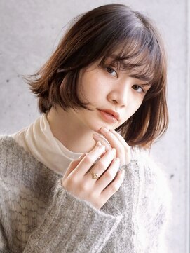 アンドレイ 表参道(andrey) デザインカラー/レイヤーカット/ウェットヘア/オリーブベージュ