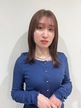 ロロン 豪徳寺店(LORONG) 髪質改善 ナチュラルストレート アッシュベージュ
