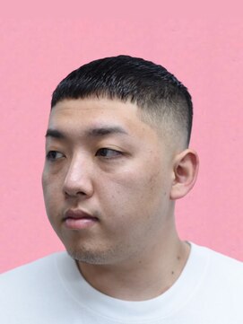 ルックグッドストア タカラヅカ(LOOK GOOD STORE TAKARAZUKA) メンズカットスキンフェードベリーショートアッシュブラック0802