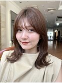 ◆ミディアムレイヤー/レイヤーカット/銀座/ブラウン/ブラウン