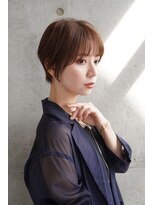 トッカ ヘアアンドトリートメント 難波店 小顔似合わせカット愛されクールショート20代/30代40代50代/難波