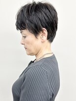 モリオ(morio)&nbsp;＊ひし形大人ショートかっこいいクールショート前髪30代40代3