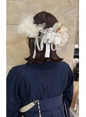 ストレート外はねボブアレンジ