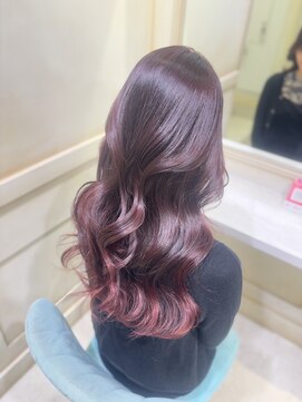 アソビ 表参道(ASOBI) ラベンダーピンク/小顔/ワンレン/髪質改善/前髪