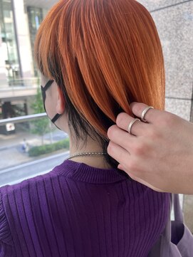 シエル 藤沢店(CIEL) パンプキンインナーカラー！