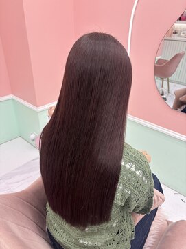 ガーランド(Girland) 【girland】ラベンダーピンク 韓国風/レイヤーカット