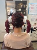 ミディアムヘアセット