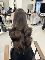 ハピネス 梅田茶屋町店(HAPPINESS)&nbsp;韓国ヘア/レイヤーカット/髪質改善/顔周りカット/ベージュ