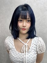 エイム(AiM)&nbsp;レイヤーカット/ハイレイヤー/ブルーブラック/透明感カラー