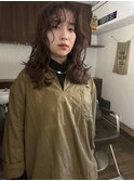 レイヤーくせ毛風パーマ