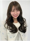 32ミリのコテで作るウェーブ巻き