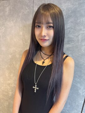 ガルボヘアー 心斎橋店(garbohair) 心斎橋×プルエクステ×バレイヤージュ×パープル