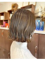 リシェールグリーン 越谷花田店(RICHAIR GREEN)&nbsp;切りっぱなし外はねスタイル×オリーブベージュ☆