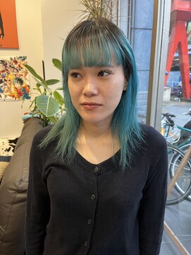 ギルド(guild.) ブリーチ毛に恐竜カラー