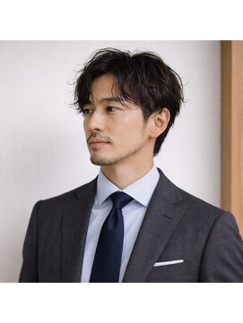 スープレックス ヘアーデザイン(SOUPREX HAIR DESIGN) 大人メンズビジネスミディアムスタイル　20代 30代 40代 50代