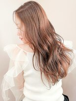 レア 表参道(L'ea) 大人ガーリーダークアッシュ似合わせカットミディアムレイヤー