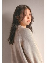 スリー スタンド(THREE STAND)&nbsp;大人ウェーブ/コテ巻き風パーマ/レイヤー/グレージュ