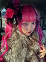 ロテサカエ(Lote.Sakae)&nbsp;着物ヘア/大人ガーリー/デザインカラー/似合わせカット/名古屋