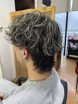 タノズカットクラブ(TANO's CUT CLUB) 波巻きパーマ+ハイライト