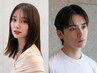 【メンテナンスカット】シャンプーカット+ケアプロ超音波トリートメント¥5500