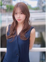 ベレッタ 枚方店(veretta.)&nbsp;オフィスヘア/ゆる巻きロング/ミルクティーブラウン/夏ヘア/清楚