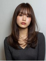 ラ ブーケ 大垣店(La Bouquet)&nbsp;ダークパープル/ナチュラルショート/ミルクブラウン/夏/大垣