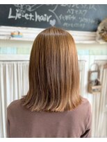 リエットヘア(Lie et.hair)&nbsp;透明感たっぷり♪大人のベージュカラー｜西尾市