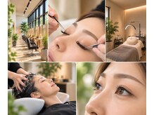 ヘアースペース アモール(Hair Space Amor)の雰囲気（髪もまつげも眉も。大人女性のキレイと安らぎをアモールで）