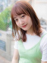 ルティア(Lutia) ピンクブラウン 切りっぱなし