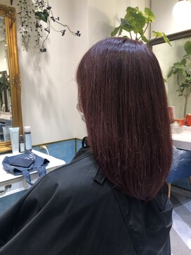 ロンドアベニール 北千住(Lond avenir) namie ブリーチ無しピンク系カラー