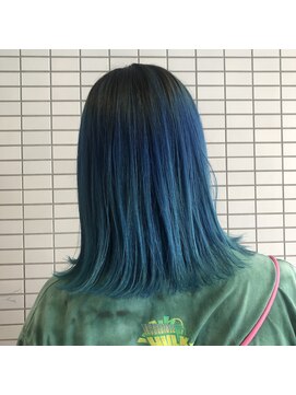 ヘアアンドスペース ベロン(hair&space velon) マリンブルー